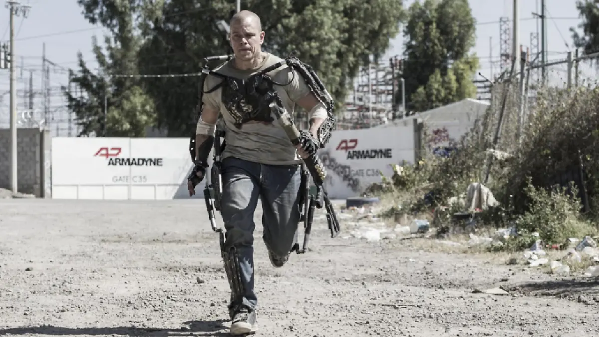 Película Elysium con Matt Damon